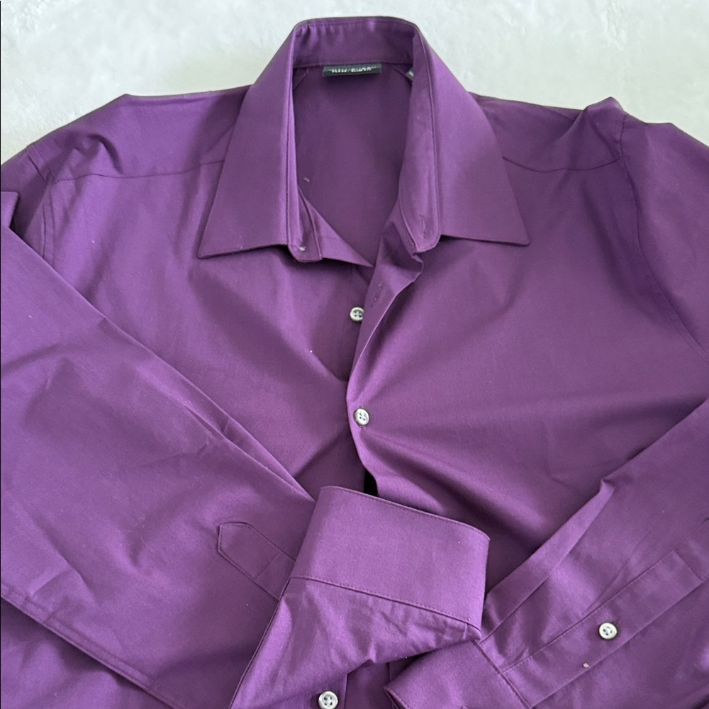 Van Heusen Men's Purple Dress Shirt